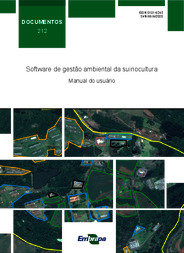 Thumbnail de Software de gestão ambiental da suinocultura: manual do usuário.