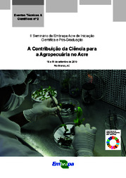 Thumbnail de A contribuição da ciência para a agropecuária no Acre: anais.