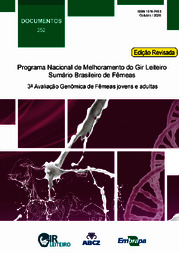 Thumbnail de Programa Nacional de Melhoramento do Gir Leiteiro - Sumário Brasileiro de Fêmeas -3ª Avaliação Genômica de Fêmeas Jovens e Adultas - Outubro 2020.