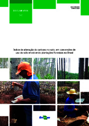 Thumbnail de Índice de alteração do carbono no solo, em conversões de uso do solo envolvendo plantações florestais no Brasil.