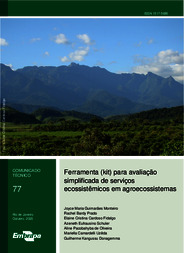 Thumbnail de Ferramenta (kit) para avaliação simplificada de serviços ecossistêmicos em agroecossistemas.