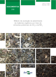 Thumbnail de Método de avaliação da estabilidade de materiais orgânicos por meio de emissões potenciais de CO2 e de NH3.