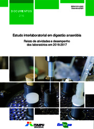 Thumbnail de Estudo interlaboratorial em digestão anaeróbia Relato de atividades e desempenho dos laboratórios em 2016-2017.