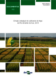 Thumbnail de Ensaio estadual de cultivares de trigo do Rio Grande do Sul, 2015.