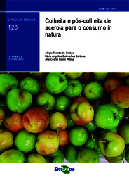 Thumbnail de Colheita e pós-colheita de acerola para o consumo in natura.