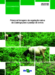 Thumbnail de Potencial forrageiro da vegetação nativa da Caatinga para o pastejo de ovinos.
