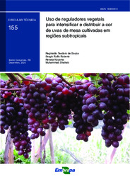 Thumbnail de Uso de reguladores vegetais para intensificar e distribuir a cor de uvas de mesa cultivadas em regiões subtropicais.