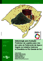 Thumbnail de Metodologia para avaliação preliminar da logística para uso de lodos de tratamento de água e esgoto na indústria cerâmica e cimentícia no Rio Grande do Sul.