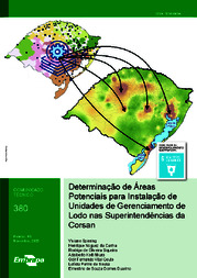 Thumbnail de Determinação de áreas potenciais para instalação de unidades de gerenciamento de lodo nas superintendências da Corsan.