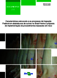 Thumbnail de Características estruturais e os processos da Inspeção Federal em abatedouros de suínos no Brasil frente à proposta de implementação de procedimentos baseados em risco.