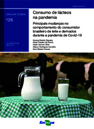 Thumbnail de Consumo de lácteos na pandemia: Principais mudanças no comportamento do consumidor brasileiro de leite e derivados durante a pandemia de Covid-19.