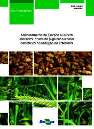 Thumbnail de Melhoramento de Cevada nua com elevados níveis de beta-glucana e seus benefícios na redução do colesterol.