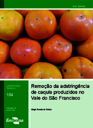 Thumbnail de Remoção da adstringência de caquis produzidos no Vale do São Francisco.