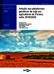 Thumbnail de Adoção das plataformas genéticas de soja por agricultores do Paraná, safra 2019/2020.