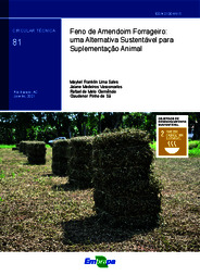 Thumbnail de Feno de amendoim forrageiro: uma alternativa sustentável para suplementação animal.