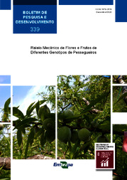 Thumbnail de Raleio mecânico de flores e frutos de diferentes genótipos de pessegueiros.