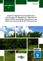 Thumbnail de Espécies vegetais recomendadas para cortinamento em Estações de Tratamento de Esgoto (ETEs) nas Regiões Metropolitana, dos Sinos e do Litoral Norte do Rio Grande do Sul.