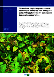 Thumbnail de Eficiência de fungicidas para o controle das doenças de final de ciclo da soja, na safra 2020/2021: resultados sumarizados dos ensaios cooperativos.
