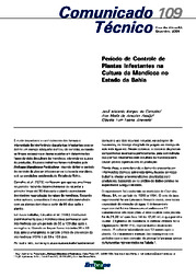 Thumbnail de Período de controle de plantas infestantes na cultura da mandioca no Estado da Bahia.