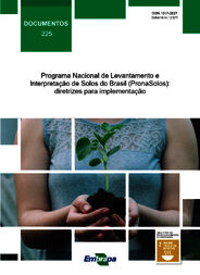 Thumbnail de Programa Nacional de Levantamento e Interpretação de Solos do Brasil (PronaSolos): diretrizes para implementação.