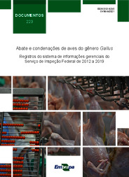 Thumbnail de Abate e condenações de aves do gênero Gallus: registros do sistema de informações gerenciais do Serviço de Inspeção Federal de 2012 a 2019.