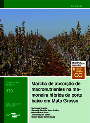 Thumbnail de Marcha de absorção de macronutrientes na mamoneira híbrida de porte baixo em Mato Grosso.