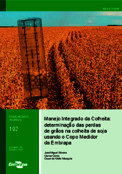 Thumbnail de Manejo Integrado da Colheita: determinação das perdas de grãos na colheita de soja usando o Copo Medidor da Embrapa.