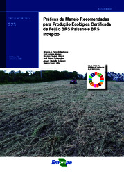 Thumbnail de Práticas de manejo recomendadas para produção ecológica certificada de feijão BRS Paisano e BRS Intrépido.