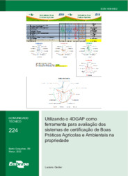 Thumbnail de Utilizando o 4DGAP como ferramenta para avaliação dos sistemas de certificação de Boas Práticas Agrícolas e Ambientais na propriedade.