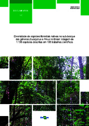 Thumbnail de Diversidade de espécies florestais nativas no sub-bosque dos gêneros Eucalyptus e Pinus no Brasil: listagem de 1.136 espécies descritas em 106 trabalhos científicos.