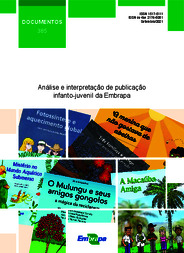 Thumbnail de Análise e interpretação de publicação infanto-juvenil da Embrapa.