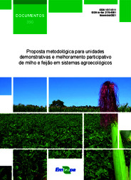 Thumbnail de Proposta metodológica para unidades demonstrativas e melhoramento participativo de milho e feijão em sistemas agroecológicos.