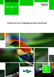 Thumbnail de Avifauna comum em propriedades agrícolas no sul do Brasil.