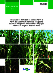 Thumbnail de Inoculação do milho com as estirpes Ab-V5 e Ab-V6 de Azospirillum brasilense: redução na adubação nitrogenada e mitigação na emissão de gases de efeito estufa.