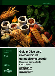 Thumbnail de Guia prático para intercâmbio de germoplasma vegetal: processos de importação e exportação.