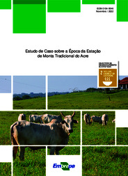 Thumbnail de Estudo de caso sobre a época da estação de monta tradicional do Acre.