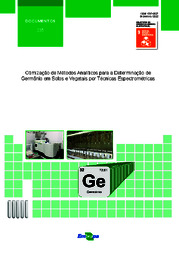Thumbnail de Otimização de métodos analíticos para a determinação de germânio em solos e vegetais por técnicas espectrométricas.