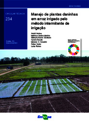 Thumbnail de Manejo de plantas daninhas em arroz irrigado pelo método intermitente de irrigação.