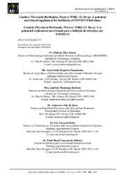 Thumbnail de Cambuí (Myrciaria floribunda (West ex Willd.) O. Berg): A potential nutritional supplement for inhibition of COVID-19 infections / Cambuí (Myrciaria floribunda (West ex Willd.) O. Berg): Um potencial suplemento nutricional para a inibição de infecções por COVID-19.