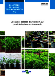 Thumbnail de Seleção de acessos de Paspalum spp. para tolerância ao sombreamento.