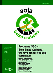 Thumbnail de Programa SBC - Soja Baixo Carbono: um novo conceito de soja sustentável. 2. ed.