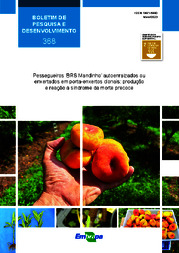 Thumbnail de Pessegueiros 'BRS Mandinho' autoenraizados ou enxertados em porta-enxertos clonais: produção e reação à síndrome da morte precoce.
