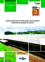 Thumbnail de Critérios técnicos mínimos para o licenciamento ambiental de granjas de suínos.