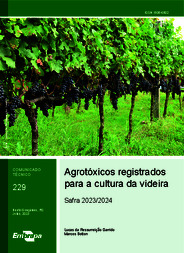 Thumbnail de Agrotóxicos registrados para a cultura da Videira - Safra 2023/2024.