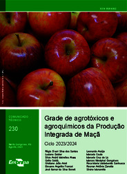 Thumbnail de Grade de agrotóxicos e agroquímicos da Produção Integrada de Maçã - Ciclo 2023/2024.
