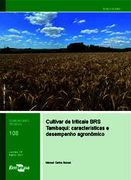 Thumbnail de Cultivar de triticale BRS Tambaqui: características e desempenho agronômico.
