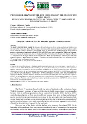 Thumbnail de Price regime changes in the rice value chain in the State of São Paulo, Brazil.