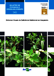 Thumbnail de Sintomas visuais de deficiência nutricional em araçazeiro.
