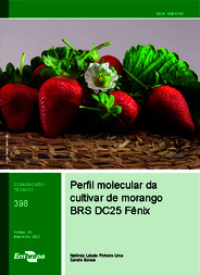 Thumbnail de Perfil molecular da cultivar de morango BRS DC25 Fênix.