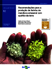 Thumbnail de Recomendações para a produção de farinha de mandioca artesanal com açafrão-da-terra.